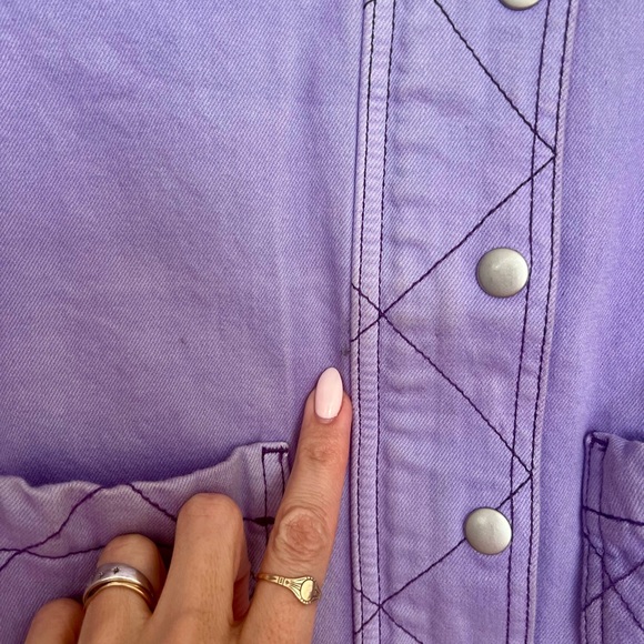 Rachel Antonoff “Lizzie” jacket in lavender, size XS - Picture 6 of 10